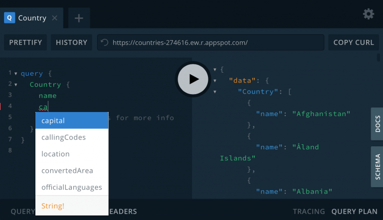 GraphQL-playground