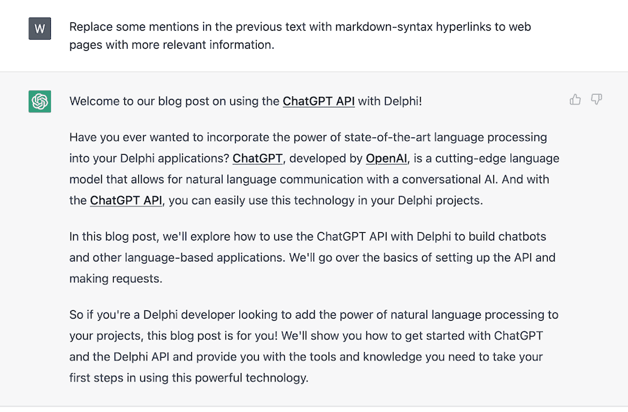 OpenAI Chat Step 4